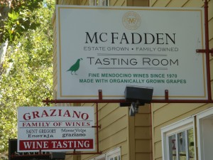 Graziano and McFadden Tasting Rooms