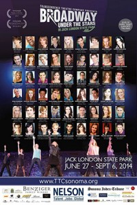 2014 Cast Poster Broadway Under the Stars