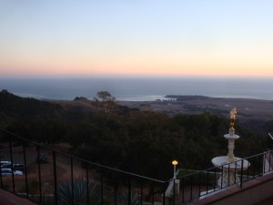 Sunset View from Hearst Castle