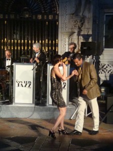 Music and Dancing at Sunset at Hearst Castle