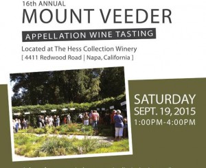 Mount Veeder Appellation Wine Tasting Postcard