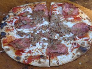Pizza from Napa Valley Crust at Vineyard to Vintner