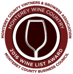 Monterey Wine List Award