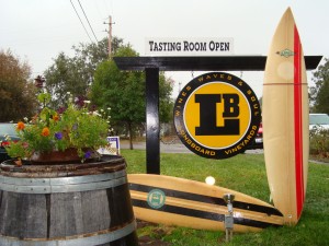 Longboard Vineyards, for tasting in Sonoma County after 5 