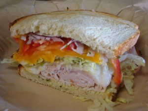 Turkey Sandwich at South Coast Deli
