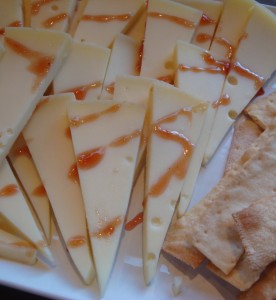 Toma cheese and Quince Syrup