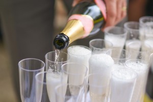 Champagne Being Poured
