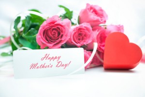 Roses and gift card for Mother's Day Brunch