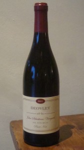 John Sebastiano Vineyard an awesome Pinot Noir from Deovlet Wines