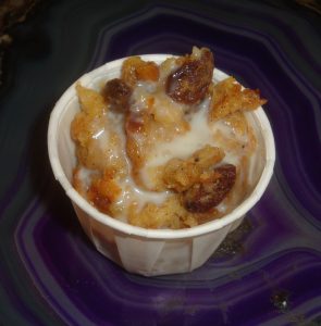 Bourbon Bread Pudding at Moore Family Winery