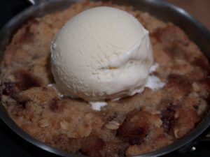 Apple and Cranberry Crumble