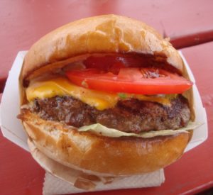 Cheeseburger from Gott's, a Napa Valley Restaurant