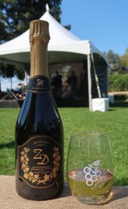 ZD 50th Anniversary Reserve Cuvée, with 59% Napa Pinot Noir grapes
