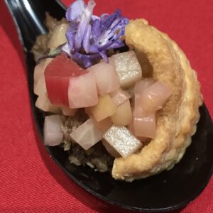 Deconstructed Beef Empanada, an example of what may be at the 2022 bASH